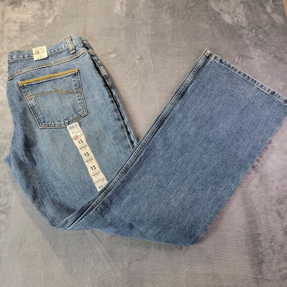 Cruel Girl Womens Natalie Relaxed Fit Jeans 13/31 Blue NWT Western Classic Denim - Picture 6 of 11